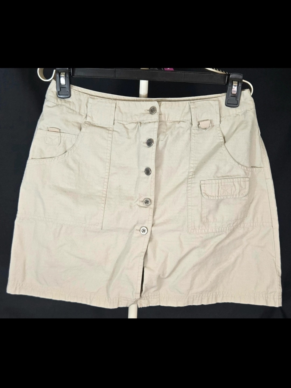 St. John's Bay Khaki Button-Front Skort #305